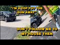 Off Duty Cop Learns Why You Don’t Follow People To Their House 