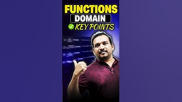 Functions Domain Key Points  #maths #functions #eapcet2025