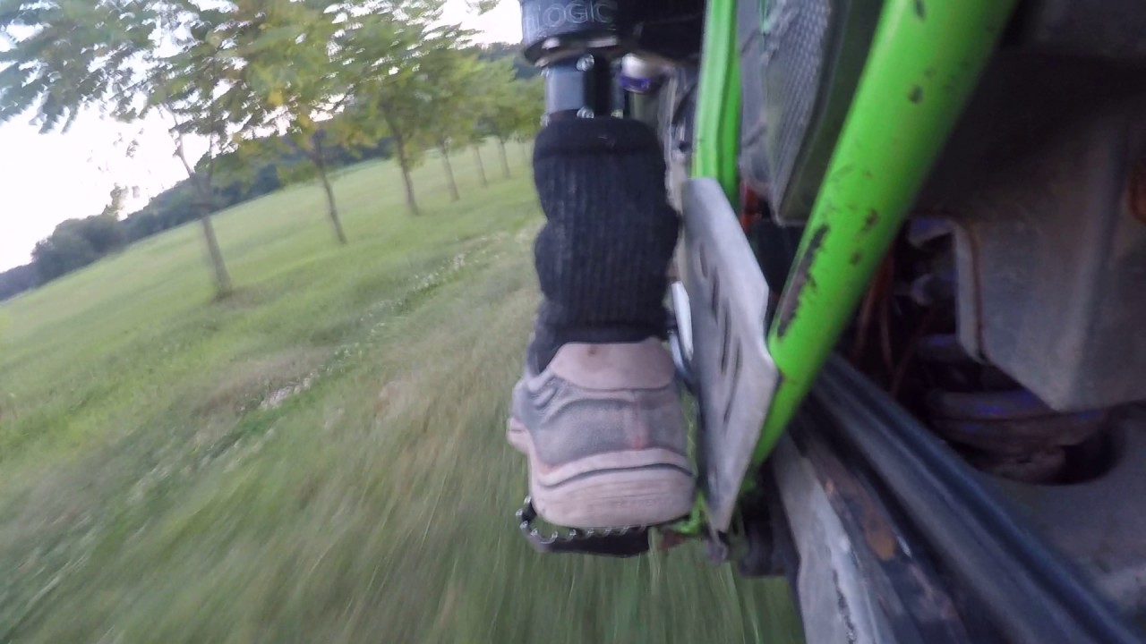One leg and a KX125 - Riding with a prosthetic