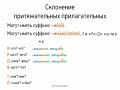 Склонение притяжательных прилагательных (6 класс, видеоурок-презентация)