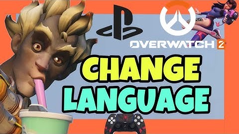 How To Change LANGUAGE on OVERWATCH 2 in PS4/PS5 ✅ 2024 Step By Step GUIDE - VOICE LANGUAGE