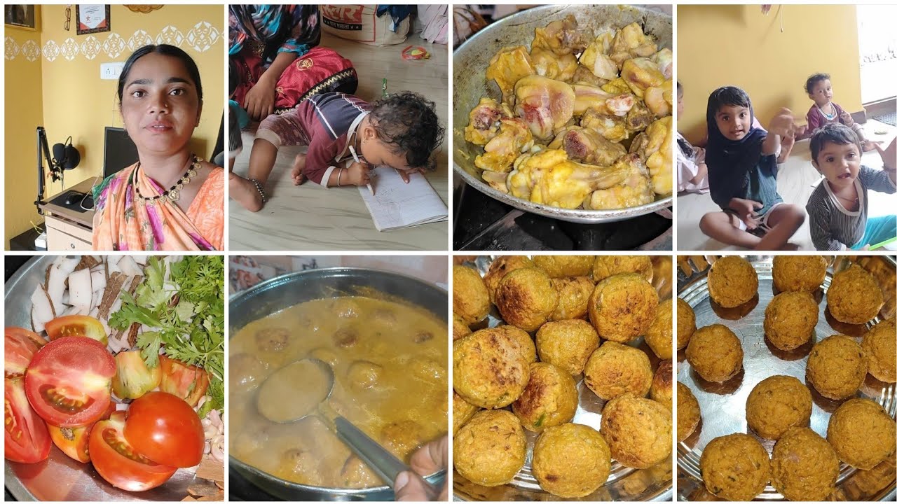 🏠🐓ಹೊಸ ಮನೆಗೆ ಬಂದ ಮೇಲೆ ಫಸ್ಟ್ ಟೈಮ್ ಮಾಡಿದಂತಹ ರುಚಿಯಾದ ಚಿಕನ್ ಕೈಮ ಲಡ್ಡು🥰