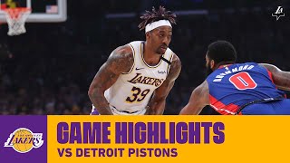 Highlights Los Angeles Lakers Vs. Detroit Pistons