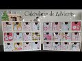 CALENDARIO DE ADVIENTO 🎅🏼 🎁 - con miniaturas para decorar.