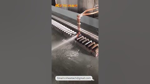 Induction Scanning Quenching Spur Teeth - Tooth by Tooth Induction Hardening