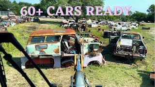 Prepping More Antique Cars For The Crusher At The Vintage Studebaker Salvage Yard!