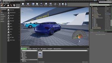 Unreal Engine 4 Custom Physics vehicle testing