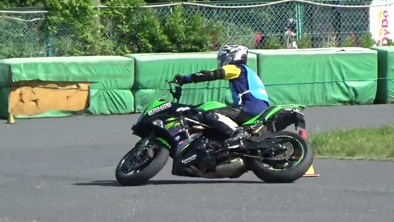 2026 05 17 JAGE杯1戦 B級 吉田 H2 Ninja650 Motogymkhana - YouTube