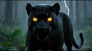 Prehistoric Giant Black Panther — Shadow Predator of the Ancient Wild