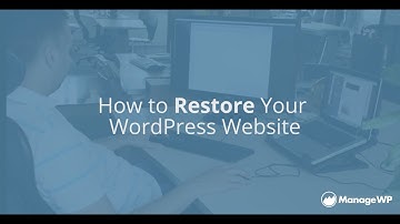 How to Restore Your WordPress Website from a Backup with ManageWP
