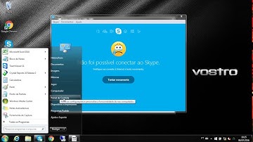 Não foi possivel conectar ao skype Verifique sua conexão com a internet - Vídeo 2