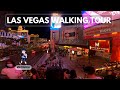 LAS VEGAS STRIP AT NIGHT VIRTUAL WALKING TOUR 4K