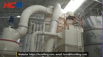 Calcium Carbonate HCQ1500 Grinding Mill Machine, 280 Mesh D95, Yield 1TPH