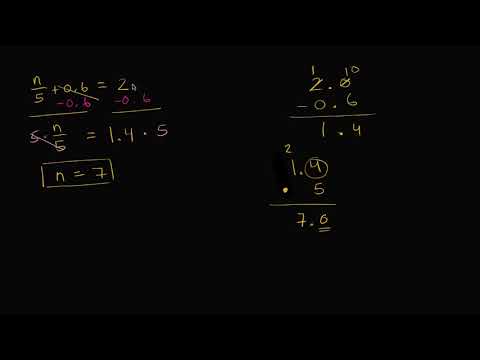Как да решаваме уравнения, които съдържат обикновени и десетични дроби