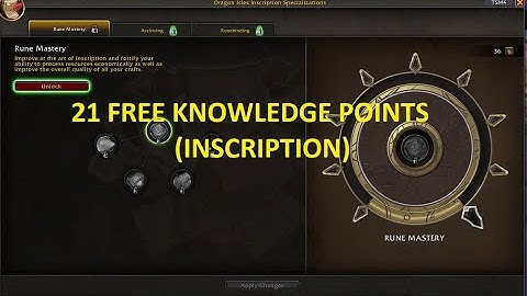 21 Free Inscription Knowledge Points! (Read Description)
