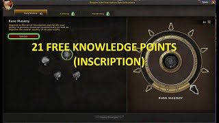21 Free Inscription Knowledge Points! (Read Description)