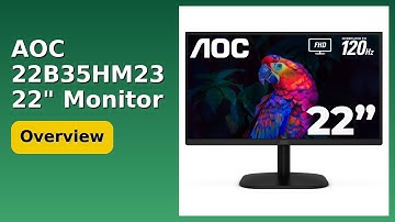 REVIEW (2025): AOC 22B35HM23 22" Monitor. Features.