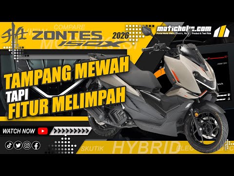 ZONTES 150X: MATIC 150CC YANG TERLALU SERIUS BUAT DIREMEHIN