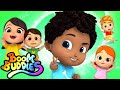 Cinco bebezinhos  musica para bebes  cano infantil  boom buddies portugus  animao