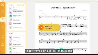 Automatic Lead Sheet from Beautiful by Ivory Miller, from ScoreCloud Songwriter