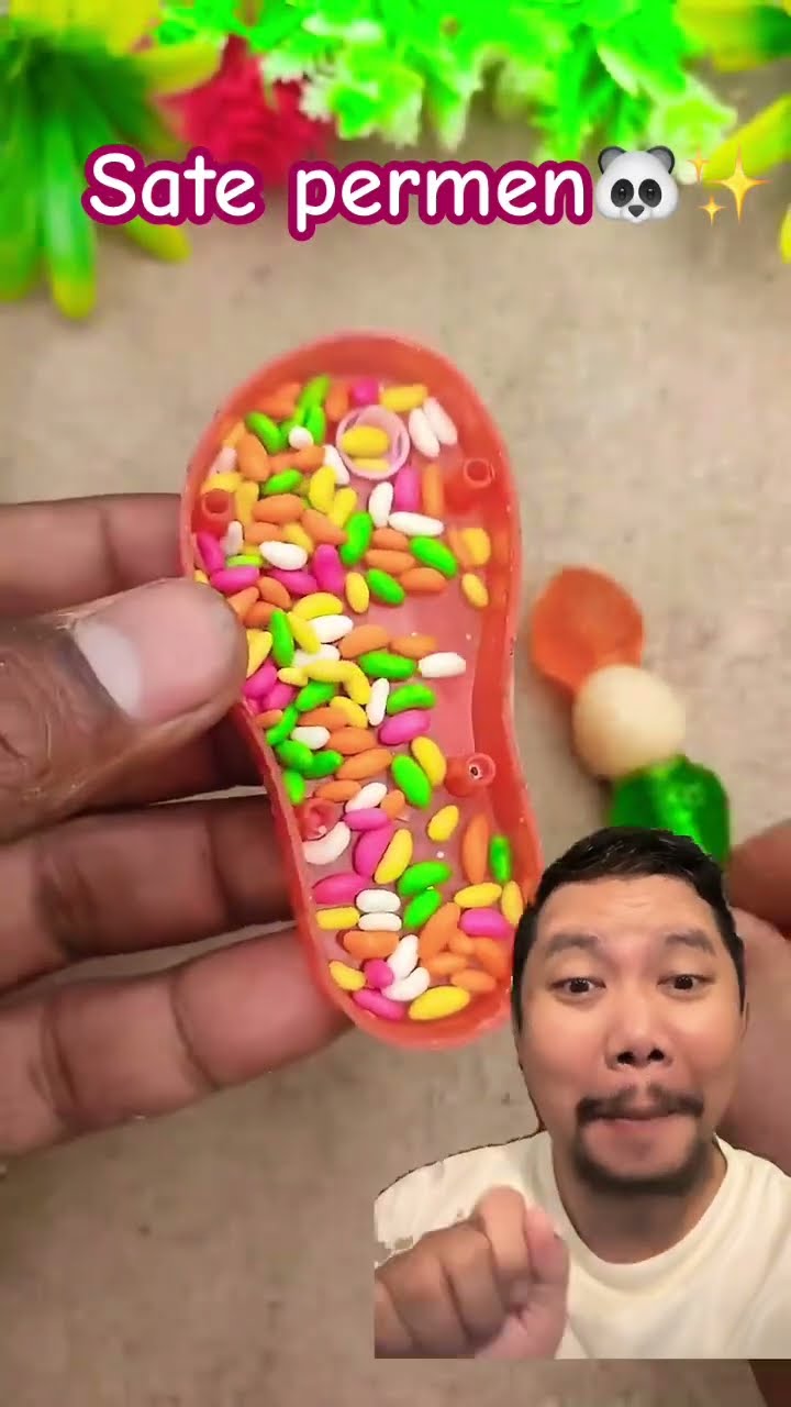 SATE PERMEN BERWARNA!!!?? #candy #funny #shorts