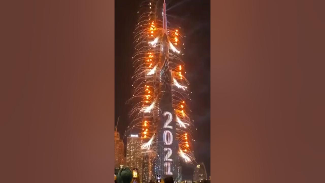 Фейерверк Бурдж Халифа 2019
