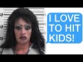 r/Entitledparents Insane Woman Gets Caught Hitting a Sick Child!