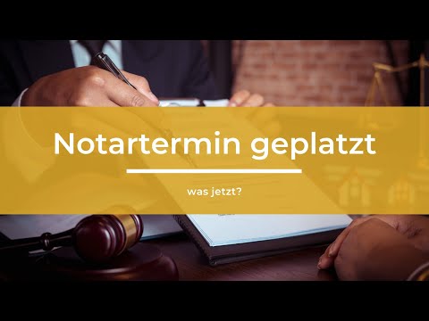 Notartermin Geplatzt - Wie Hoch Sind Die Kosten Und Wer Zahlt