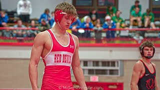 132 – Sam Yelnick {G} Of Lincoln-Way West Il Vs. Cody Tavoso {R} Of Hinsdale Central Il