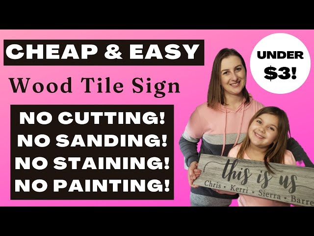 Create Stunning Wood Designs with Your Cricut!