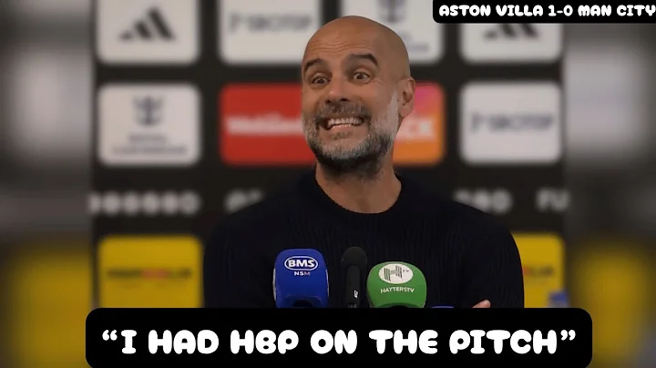 Pep Guardiola SNAPS  After Villa Loss - Post Match Interview - AstonVilla 1-0 ManCity