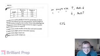 Margin of Error? Solved! #34 (dSAT Math)