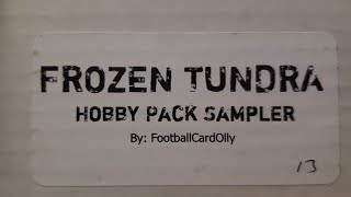 Frozen Tundra Hobby Pack Sampler by FootballCardOlly