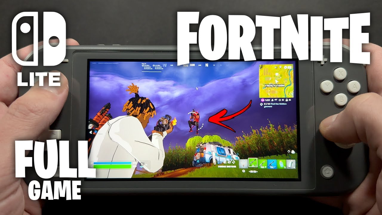 Fortnite on Nintendo Switch Lite #717 - FULL GAME - YouTube