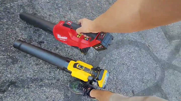 dewalt 20v Max blower vs milwaukee m18 fuel blower milwaukee vs dewalt (same in my opinion)