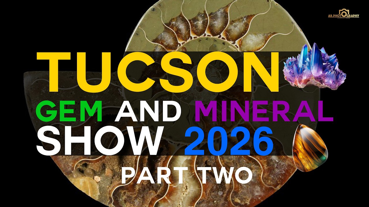 Gem and Mineral Show at Tucson 2026 Part Two