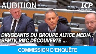 Autorisations de diffusion sur la TNT : audition des dirigeants du groupe Altice Media - 1/02/204