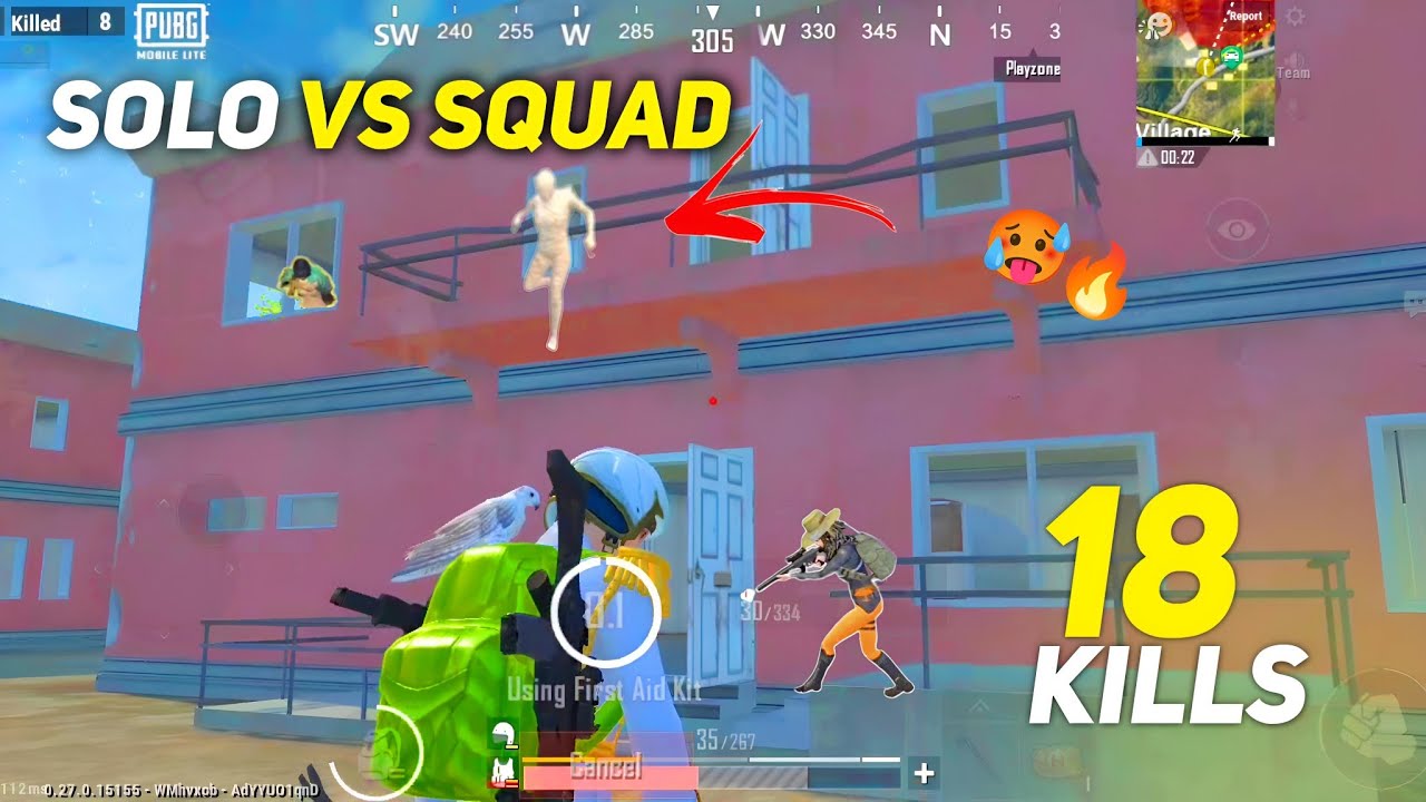 FASTEST 1V4 CLUTCHES GAMEPLAY🔥🥵 | SOLO VS SQUAD | PUBG MOBILE LITE ...