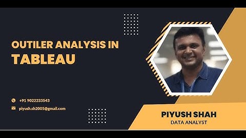 Identify Outliers using Tableau