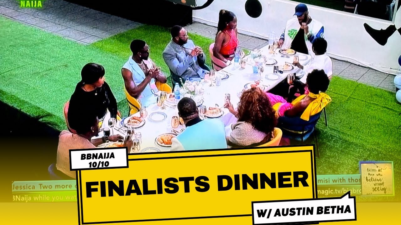 Эбука делится моментами ужина с BBNaija, финалистами 10/10 😱🍷