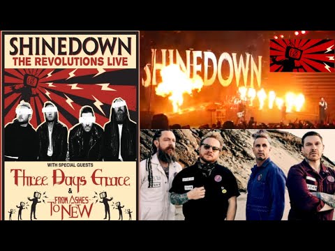 SHINEDOWN tour "The Revolutions Live" tour w/ THREE DAYS GRACE and FROM ASHES TO NEW