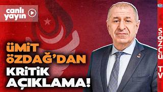 Zafer Partisi Genel Başkanı Ümit Özdağ Partisinin Genel Merkezinde Kritik Açıklamalar Yapıyor