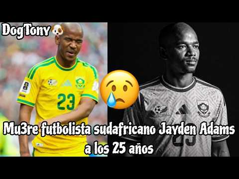 Video Tragedia en el futbol: Fallece Jayden Adams futbolista sudafricano fue encontrado en un hotel