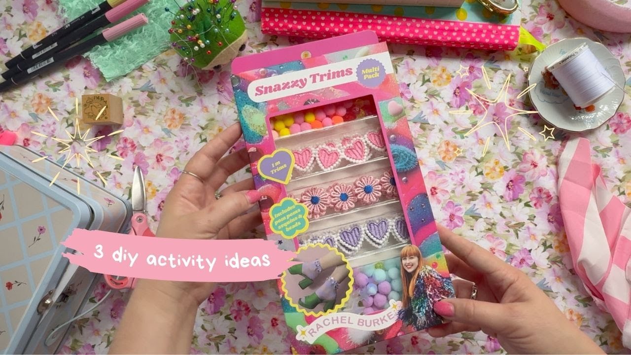 3 DIY activity ideas for my Snazzy Trims Kit!