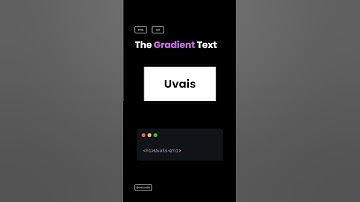 Unique CSS Tips - Gradient Text 😎😎😎 #webdevelopment #css