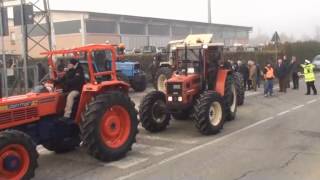 Giornata dell' agricoltura di Treviolo  sfilata  trattori 5° Parte del  8 12 2013