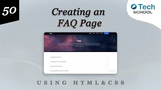 Creating an FAQ Page with HTML & CSS