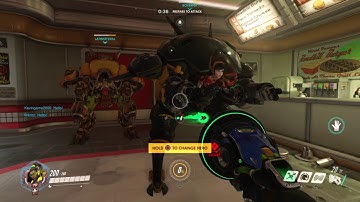 Overwatch d.Va and Lucio interaction