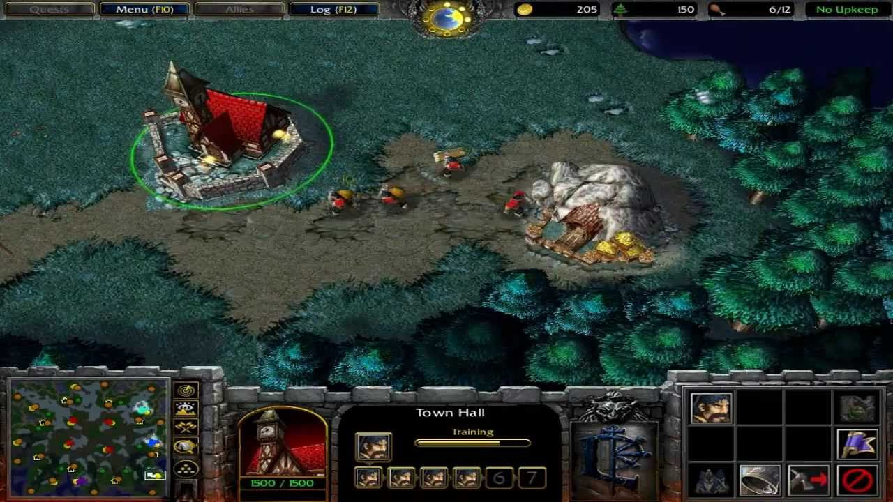 วอ ครา ฟ 4 2022 Warcraft III ลองเล่นแบบสร้างฐาน 4-4 part 1