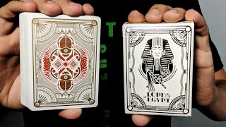 Lords of Egypt White Edition Playing Cards Deck Review!